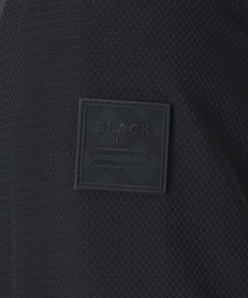 ブルゾン アウター 「BLACK lab.」シャドーチェックハイブリッドパーカー メンズの画像