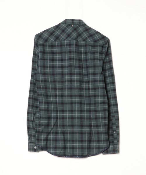 「Pretty Green」 チェック柄長袖シャツ 2 グリーン メンズ_画像2