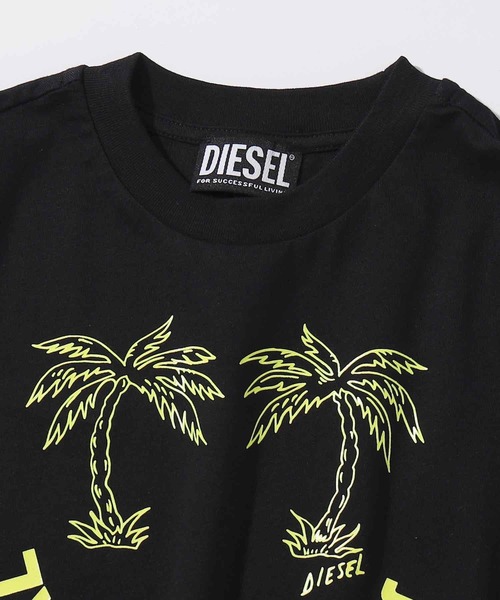 「DIESEL KIDS」 「KIDS」半袖Tシャツ 4Y グレー キッズ_画像6