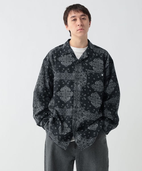 George's シャツ ペイズリー柄シャツ メンズ レディース : ZOZOTOWN