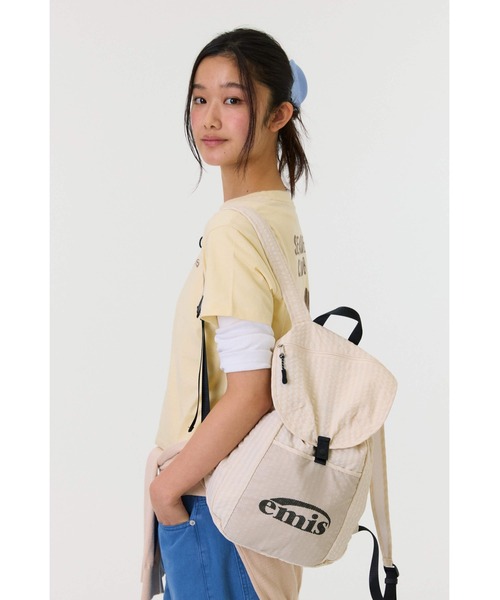emis デイバック リュック PACKABLE CHECK BACKPACK レディース メンズ