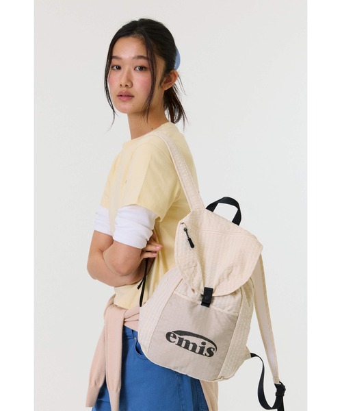 emis デイバック リュック PACKABLE CHECK BACKPACK レディース メンズ