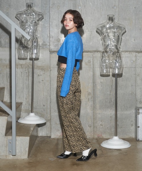 「JUST A NOON」 パンツ SMALL イエロー レディース_画像9