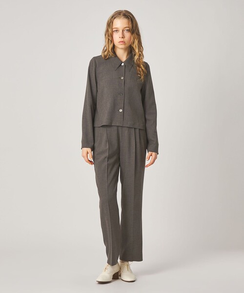 【極美品】Steven Alan 2タック テーパード スラックス パンツ L STEVEN ALAN（スティーブンアラン） スラックス パンツ 「Steven Alan