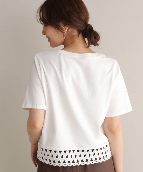 「Andemiu」 半袖Tシャツ FREE グリーン レディース_画像4