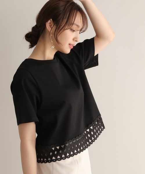 「Andemiu」 半袖Tシャツ FREE グリーン レディース_画像7