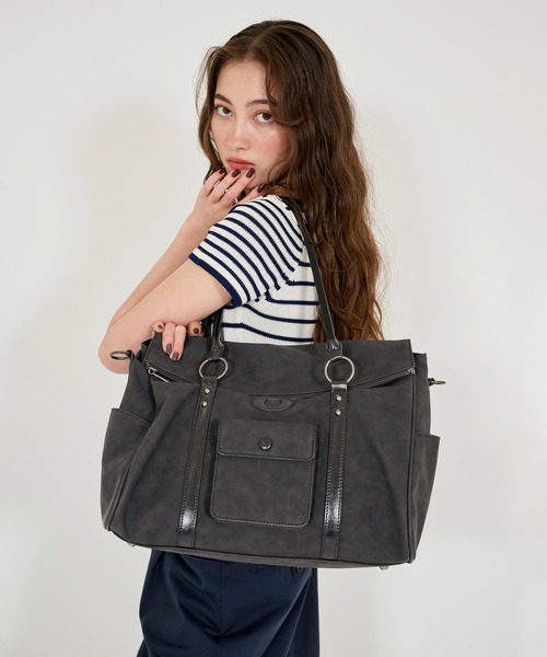 TINA：JOJUN」 2WAYバッグ F ブラック レディース