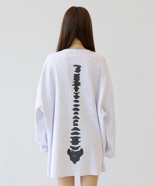 「minsobi」 長袖Tシャツ FREE ブラック メンズ_画像2