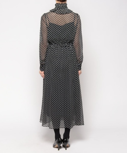 「LOULOU WILLOUGHBY」 長袖ワンピース 2 ベージュ レディース_画像6