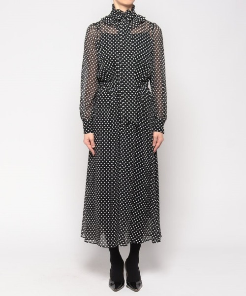 「LOULOU WILLOUGHBY」 長袖ワンピース 2 ベージュ レディース_画像9