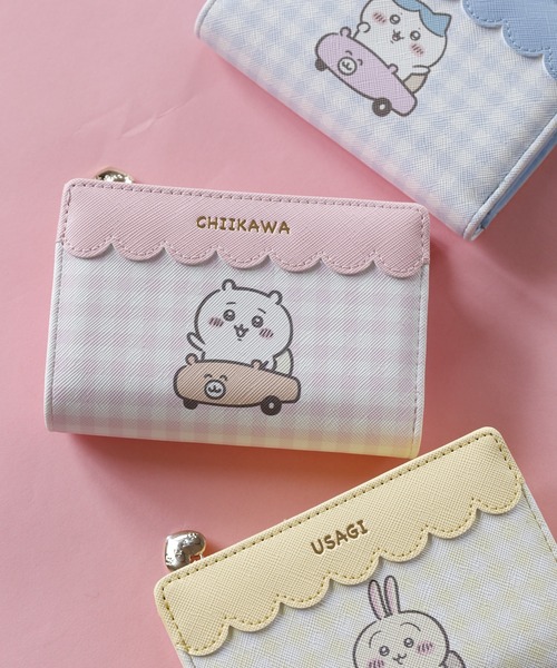 FUNALIVE（ファンアライブ） 二つ折り 二つ折り財布 財布 ちいかわ L