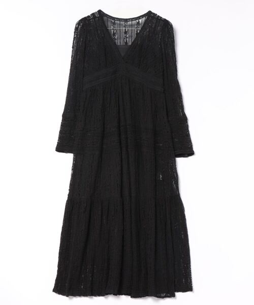 「FRAY I.D」 長袖ワンピース 1 ブラック レディースの画像