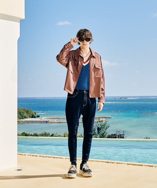 「glamb」 デニムパンツ L インディゴブルー メンズの画像