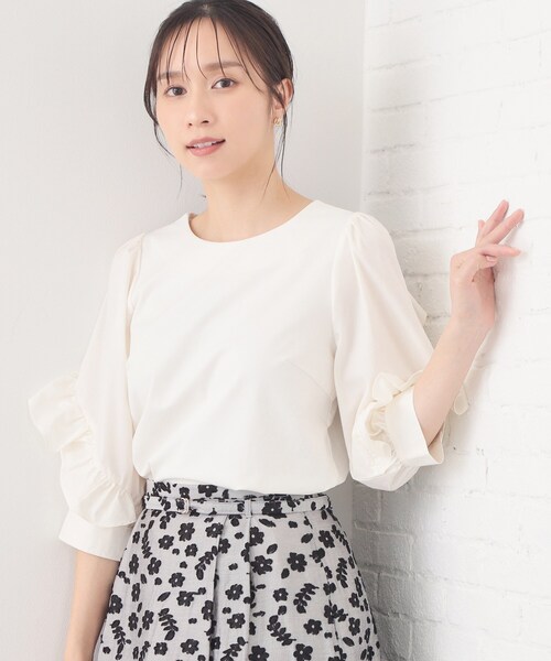 フリルスリーブトップス ⚘ オーダーページ index（インデックス） tシャツ フリルスリーブドッキングポンチ