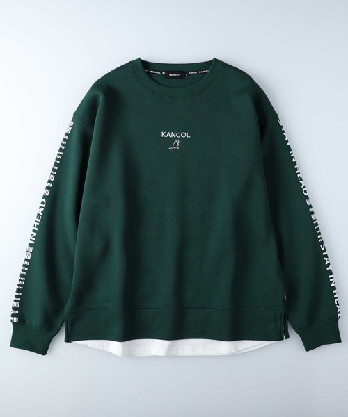 「KANGOL」 スウェットカットソー M ブラック メンズ_画像3