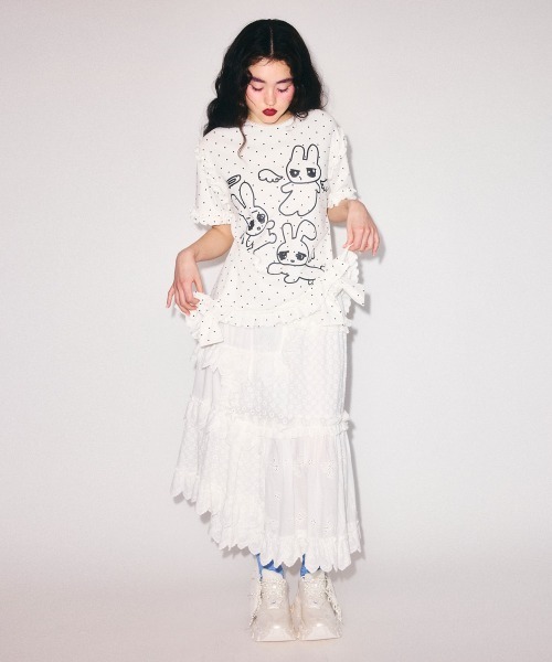 こ*♡様 【中古】[BABY, TSSB] Dot Candy ワンピース Candy Stripper（キャンディーストリッパー） tシャツ 半袖 BABY