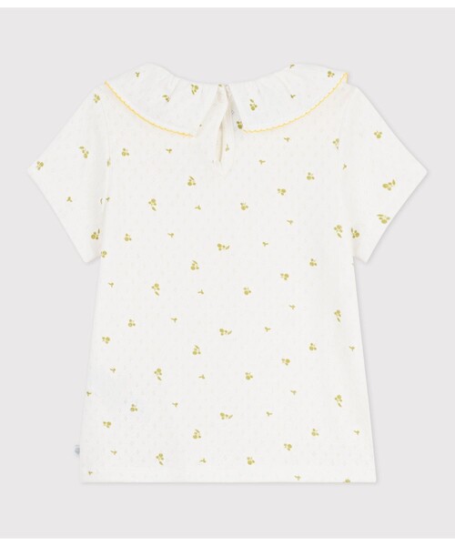PETIT BATEAU（プチバトー） tシャツ 針抜きプリント半袖Tシャツ