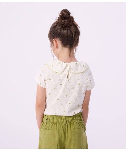 PETIT BATEAU（プチバトー） tシャツ 針抜きプリント半袖Tシャツ