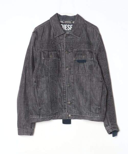 DIESEL（ディーゼル） デニムジャケット LARGE ブラック メンズ