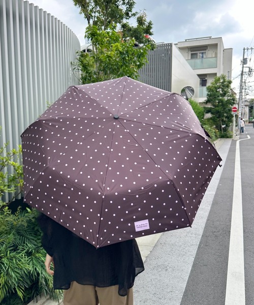 日傘 折りたたみ傘 折り畳み 晴雨兼用 7色展開「晴雨兼用」ドット