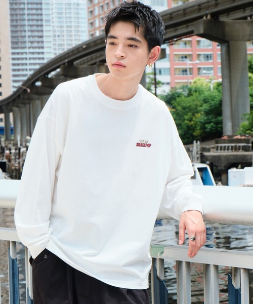 「WEGO」 長袖Tシャツ MEDIUM ブルー メンズ_画像7
