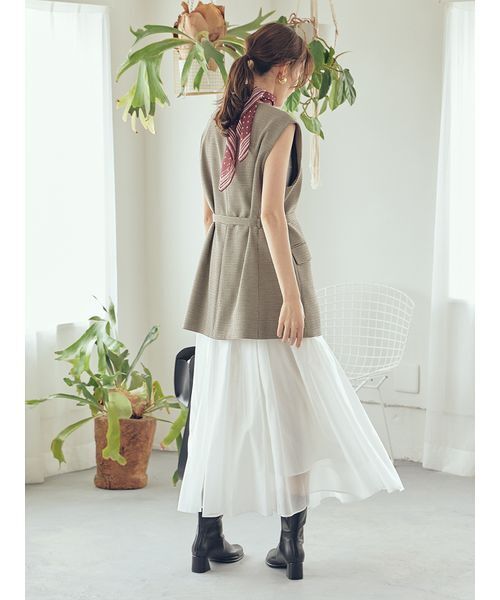 「Mila Owen」 ベスト 0 ブラック レディース_画像8
