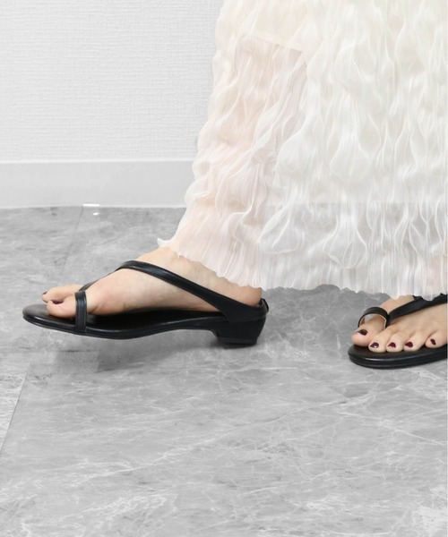 サンダル 夏 サムループ　ナローストラップサンダル　THUMB LOOP NARROW STRAP SANDALS レディース | THE CELL. | 18