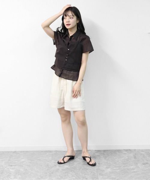 サンダル 夏 サムループ　ナローストラップサンダル　THUMB LOOP NARROW STRAP SANDALS レディース | THE CELL. | 13