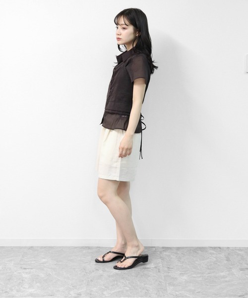 サンダル 夏 サムループ　ナローストラップサンダル　THUMB LOOP NARROW STRAP SANDALS レディース | THE CELL. | 14