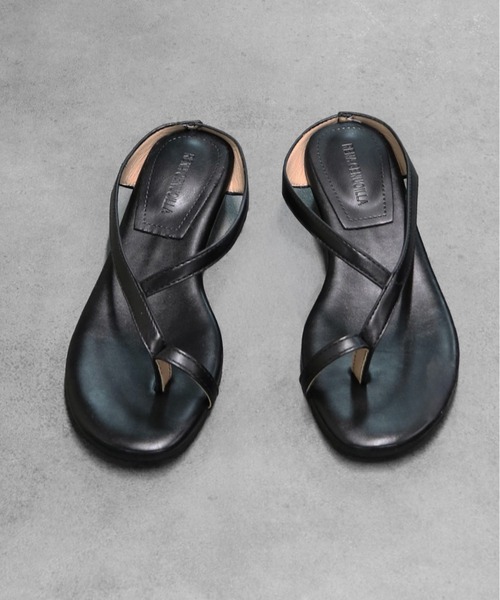 サンダル 夏 サムループ　ナローストラップサンダル　THUMB LOOP NARROW STRAP SANDALS レディース | THE CELL. | 06