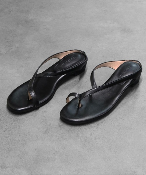 サンダル 夏 サムループ　ナローストラップサンダル　THUMB LOOP NARROW STRAP SANDALS レディース | THE CELL. | 03