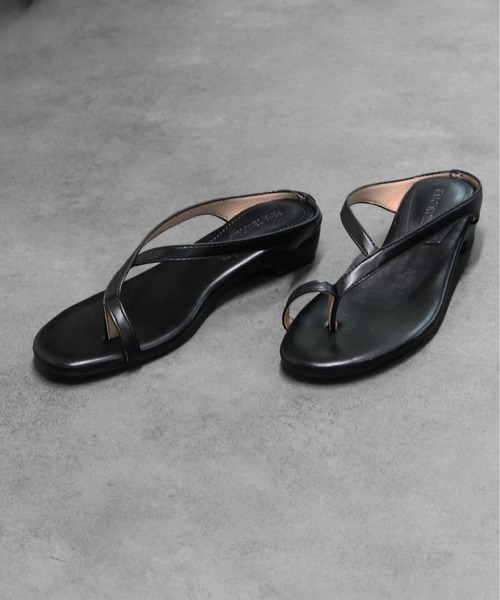 サンダル 夏 サムループ　ナローストラップサンダル　THUMB LOOP NARROW STRAP SANDALS レディース | THE CELL. | 05