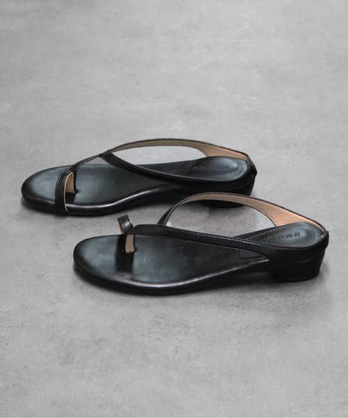 サンダル 夏 サムループ　ナローストラップサンダル　THUMB LOOP NARROW STRAP SANDALS レディース | THE CELL. | 02