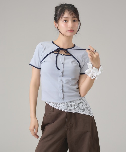 apres jour mignon（アプレジュールミニョン） tシャツ 半袖 フロント