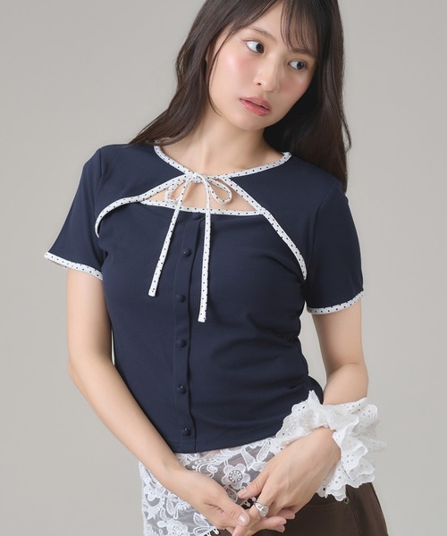apres jour mignon（アプレジュールミニョン） tシャツ 半袖 フロント