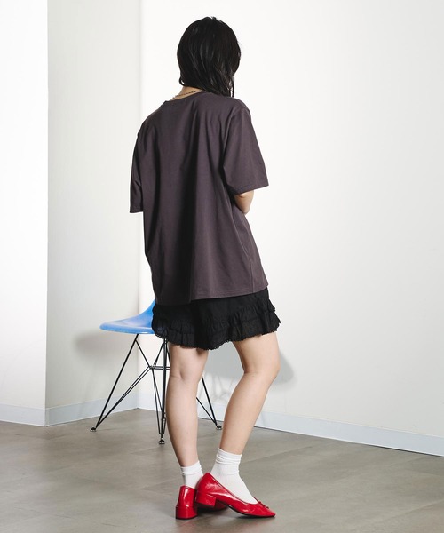 ROSE BUD（ローズバッド） tシャツ 半袖 CAT PHOTO S/S TEE レディース