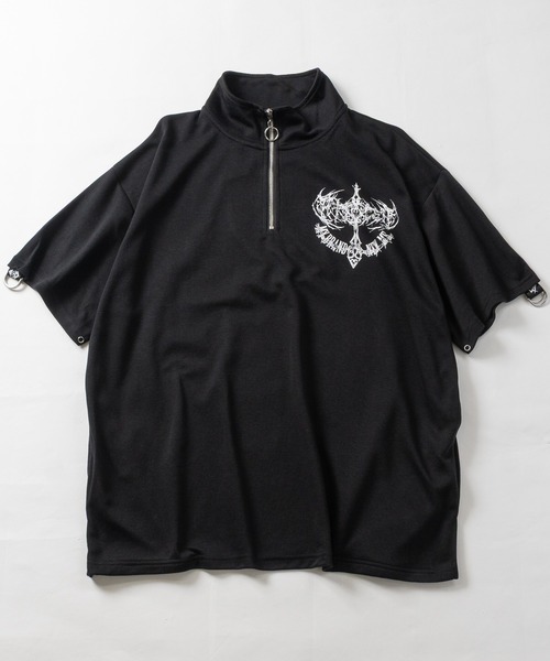「JOHN'S CLOSET」 半袖カットソー LARGE ブラック レディース_画像6