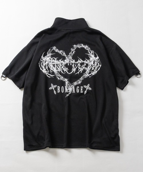「JOHN'S CLOSET」 半袖カットソー LARGE ブラック レディース_画像7