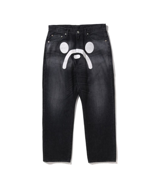 A BATHING APE アベイシングエイプ　パンツ　デニム　ジーンズ　スリム A BATHING APE（アベイシングエイプ） デニムパンツ SMALL ブラック