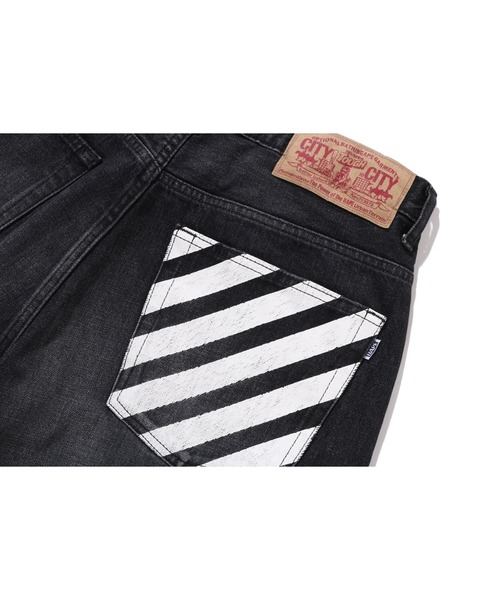 A BATHING APE（アベイシングエイプ） デニムパンツ SMALL ブラック
