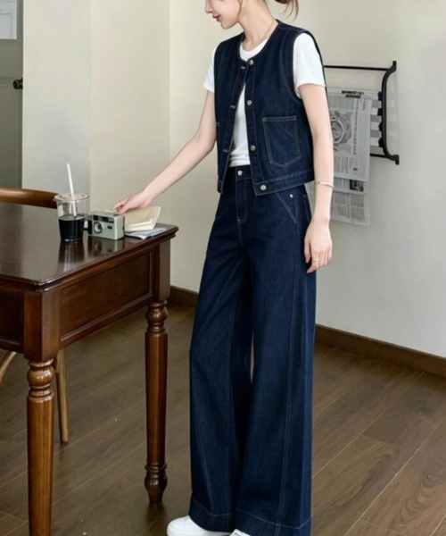 セットアップ デニムセットアップ レディース : ZOZOTOWN Yahoo!店