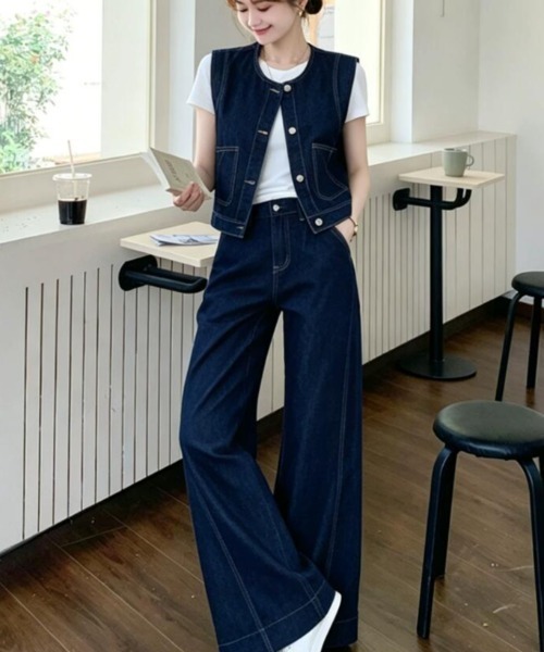 セットアップ デニムセットアップ レディース : ZOZOTOWN Yahoo!店