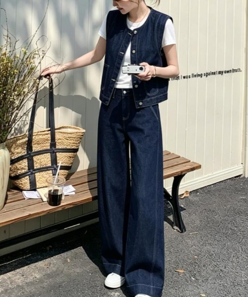 セットアップ デニムセットアップ レディース : ZOZOTOWN Yahoo!店