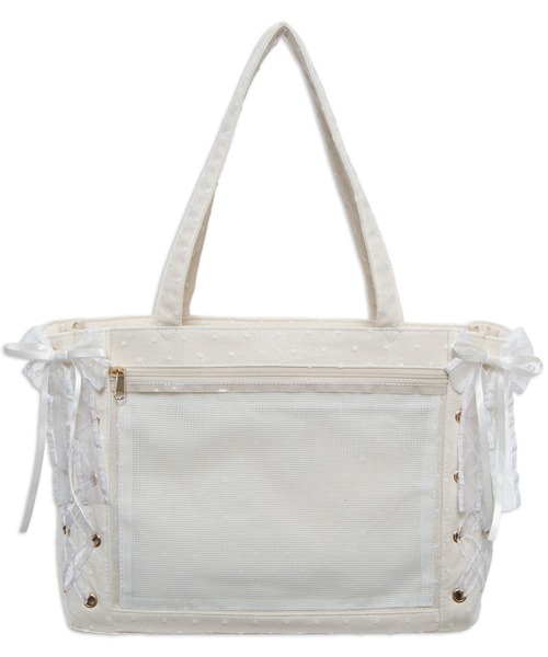 WEGO（ウィゴー） トートバッグ WEGO/ドレッシーレースアップ痛バッグS