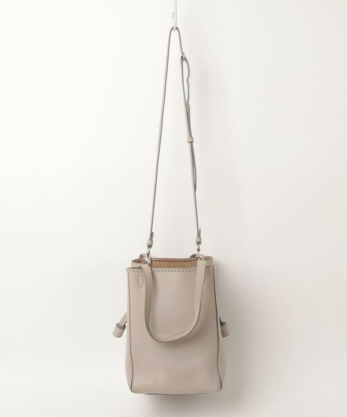 「J&M DAVIDSON 」 トートバッグ - ベージュ レディース_画像2