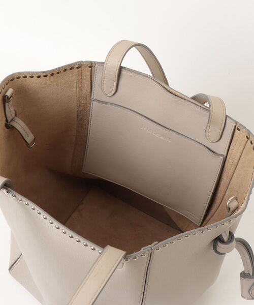 「J&M DAVIDSON 」 トートバッグ - ベージュ レディース_画像4