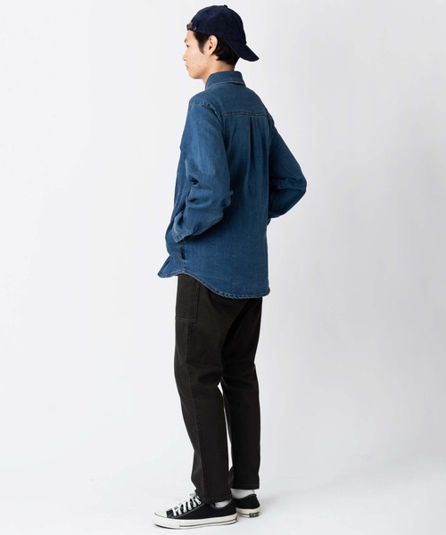 「gym master」 デニムパンツ SMALL ブラウン メンズ_画像9