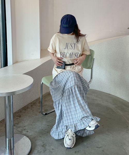 「PILIT」 ロングスカート MEDIUM ブルー レディース_画像7