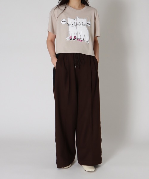BLACK SCORE（ブラックスコア） tシャツ 半袖 BLACK SCORE / MIU MIU