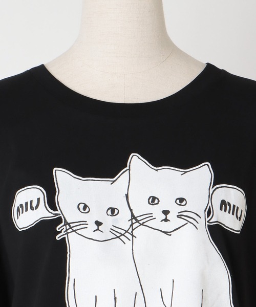 BLACK SCORE（ブラックスコア） tシャツ 半袖 BLACK SCORE / MIU MIU